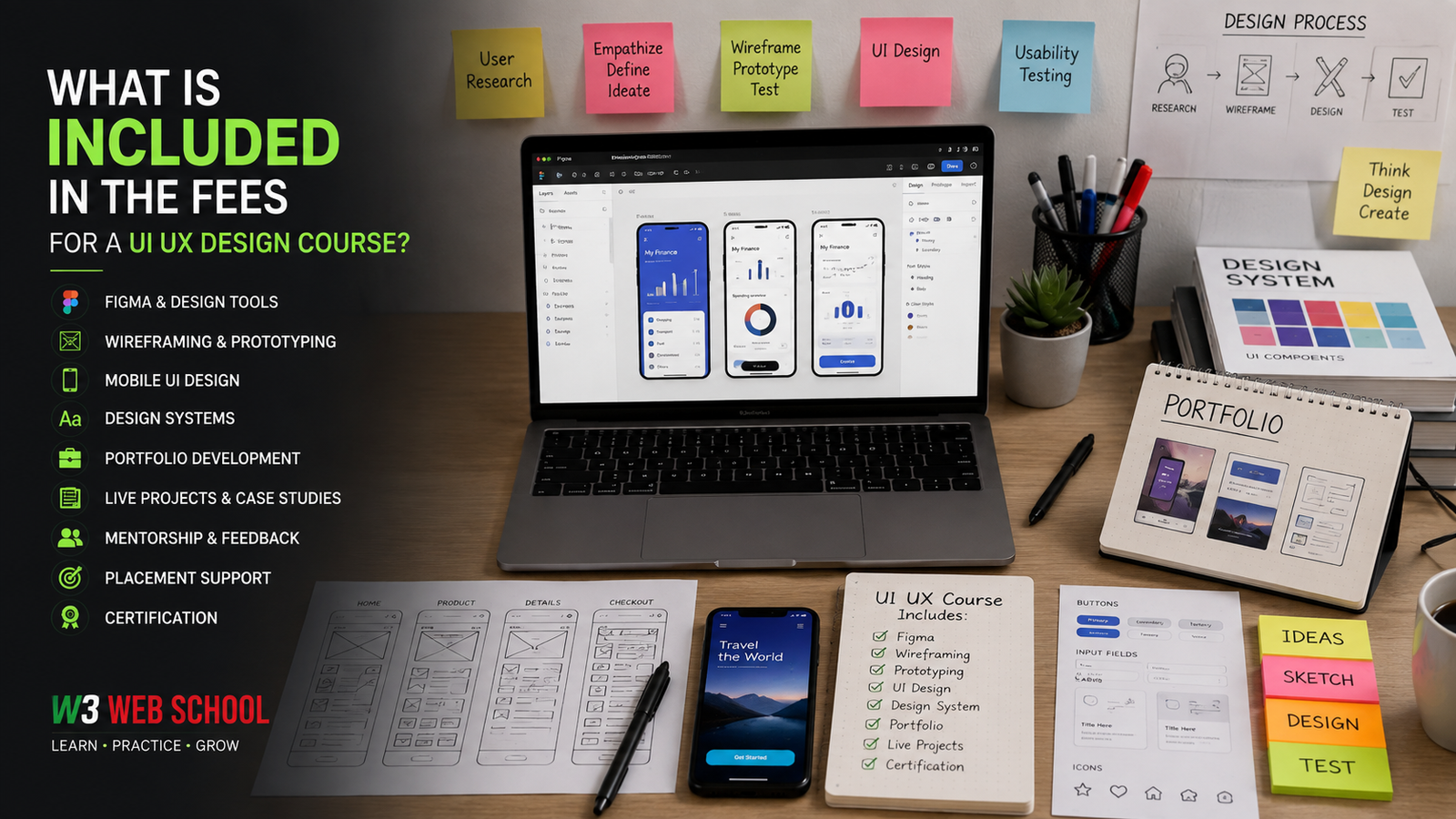 UI UX Design Course Fees in Kolkata: Fees, Duration & Career Scope (2026) 3 What is included in the fees for a UI UX Design Course