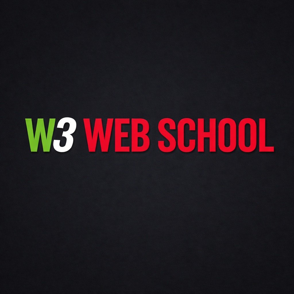 W3 Web School Logo