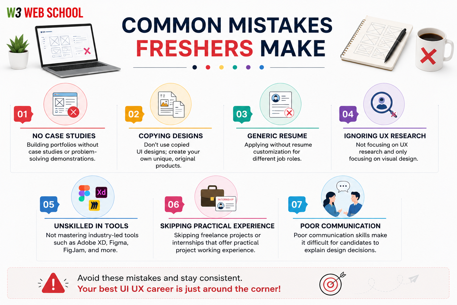 UI UX Designer Jobs in Kolkata (2026): Complete Career Guide 13 Common mistakes freshers make in UI UX designer jobs