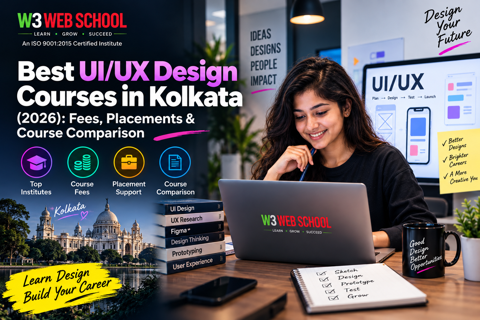 Best UI UX Design Courses in Kolkata 2026 - W3 Web School