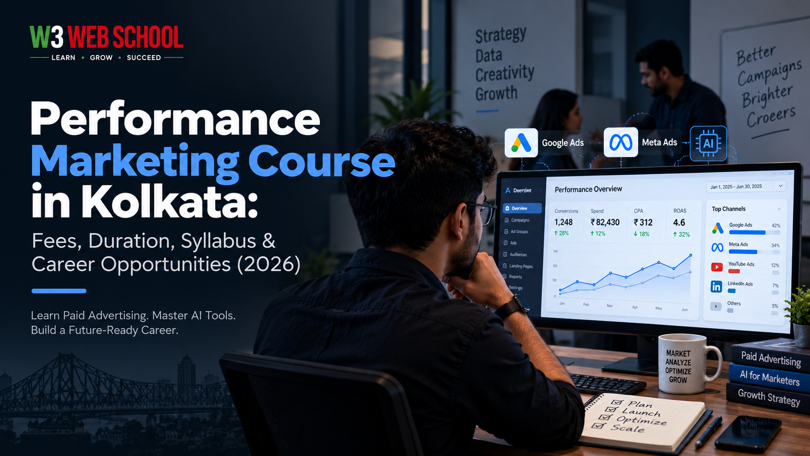 Performance Marketing Course in Kolkata: Fees, Duration, Syllabus & Career Opportunities (2026) 5 Performance Marketing Course in Kolkata 2026 - W3 Web School