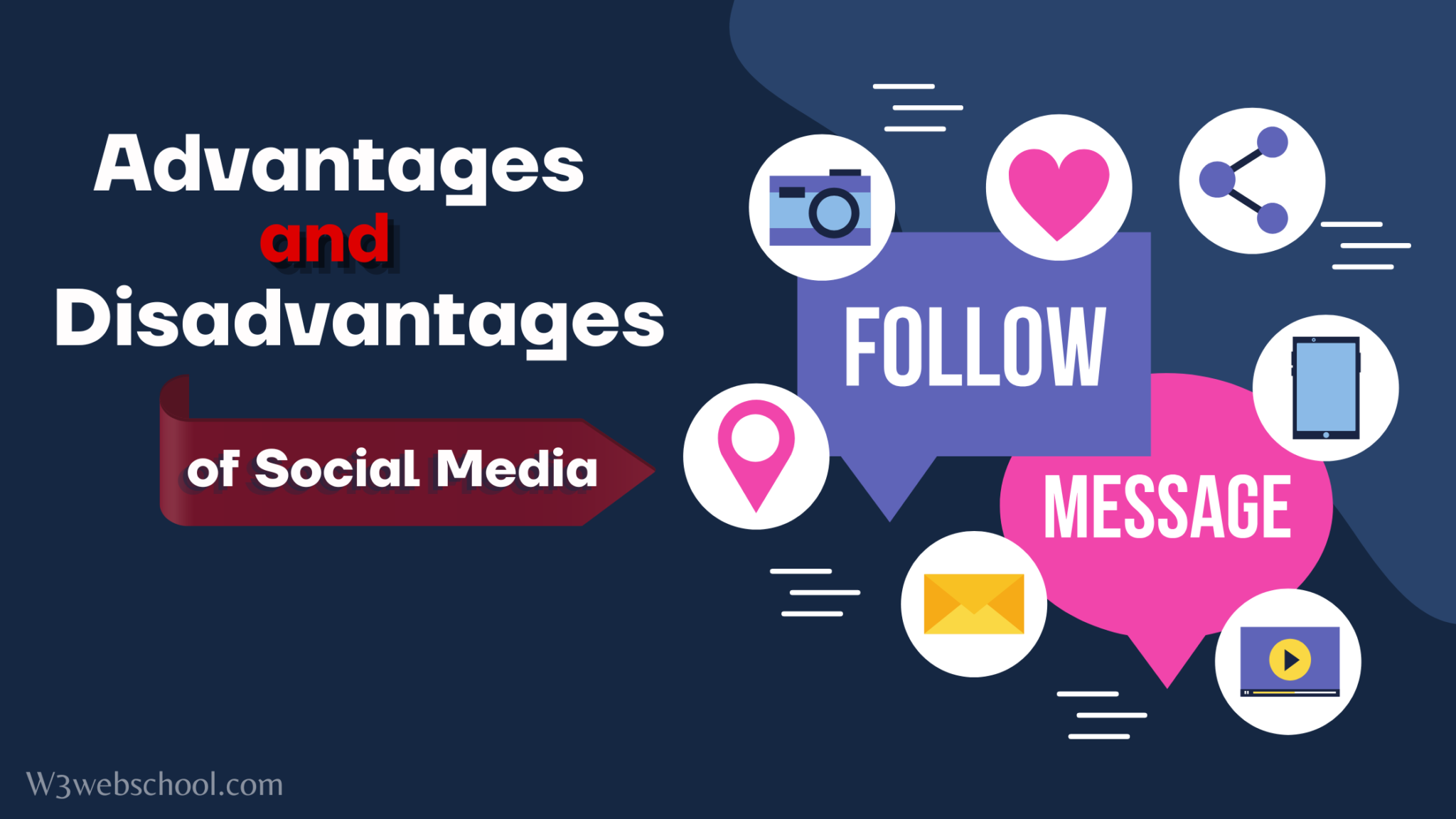 advantages and disadvantages of social media for students research paper