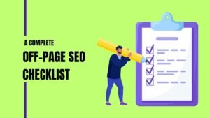 Off-page SEO Checklist