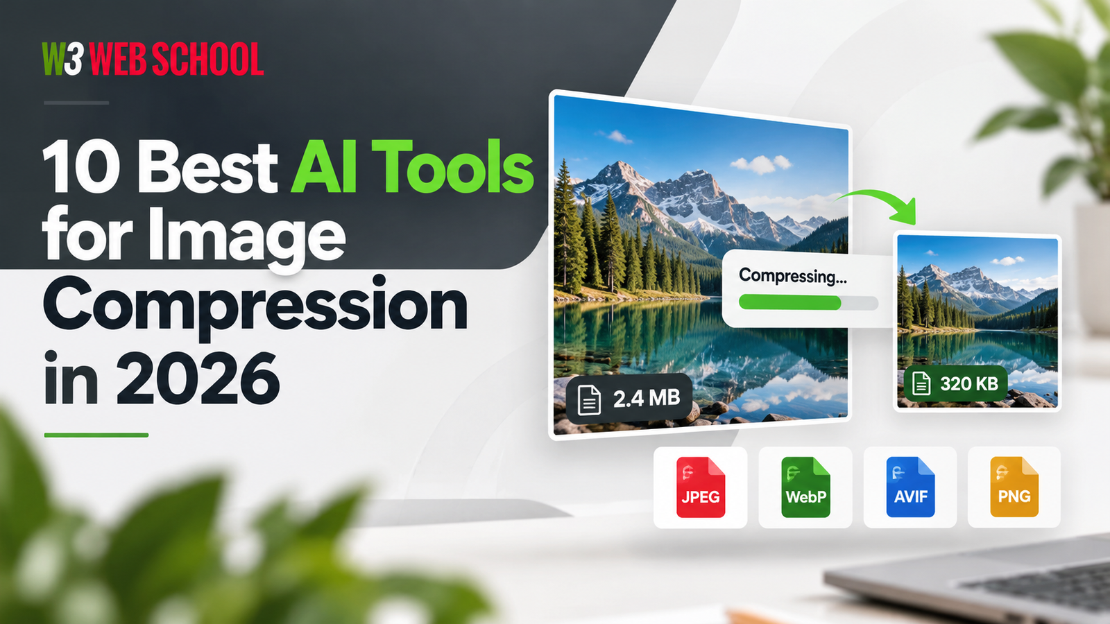AI Tools for Image Compression Banner