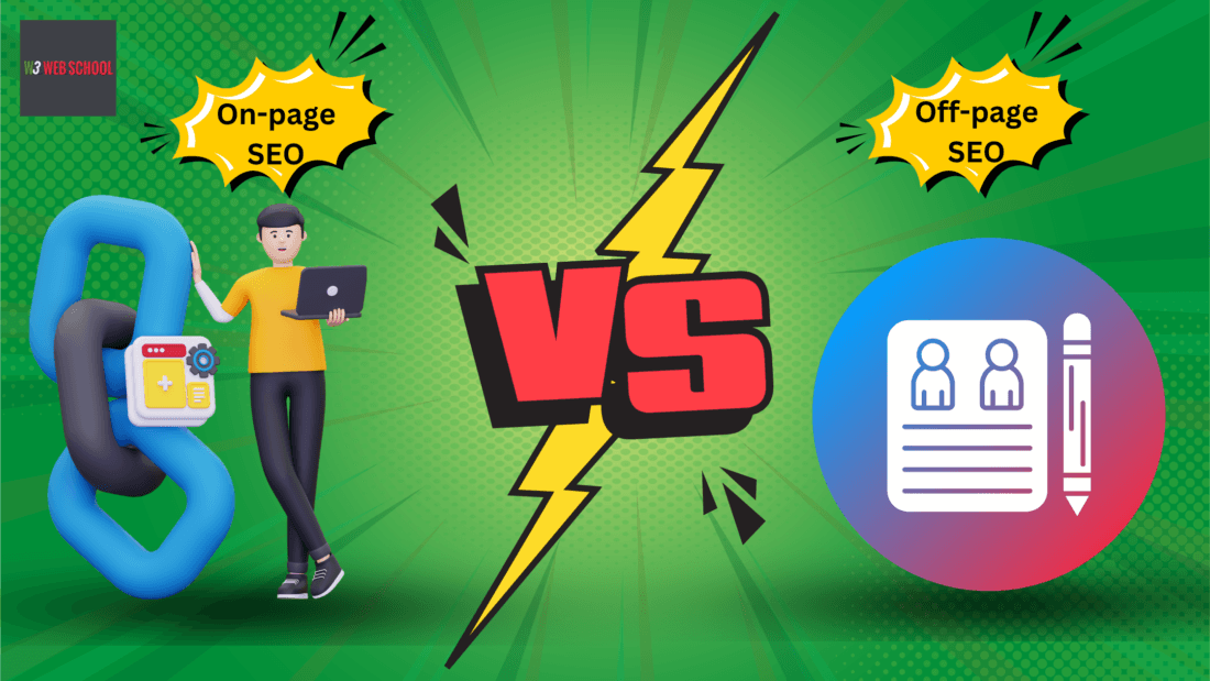 Difference Between On-page and Off-page SEO