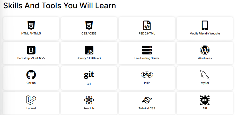 tools for web development