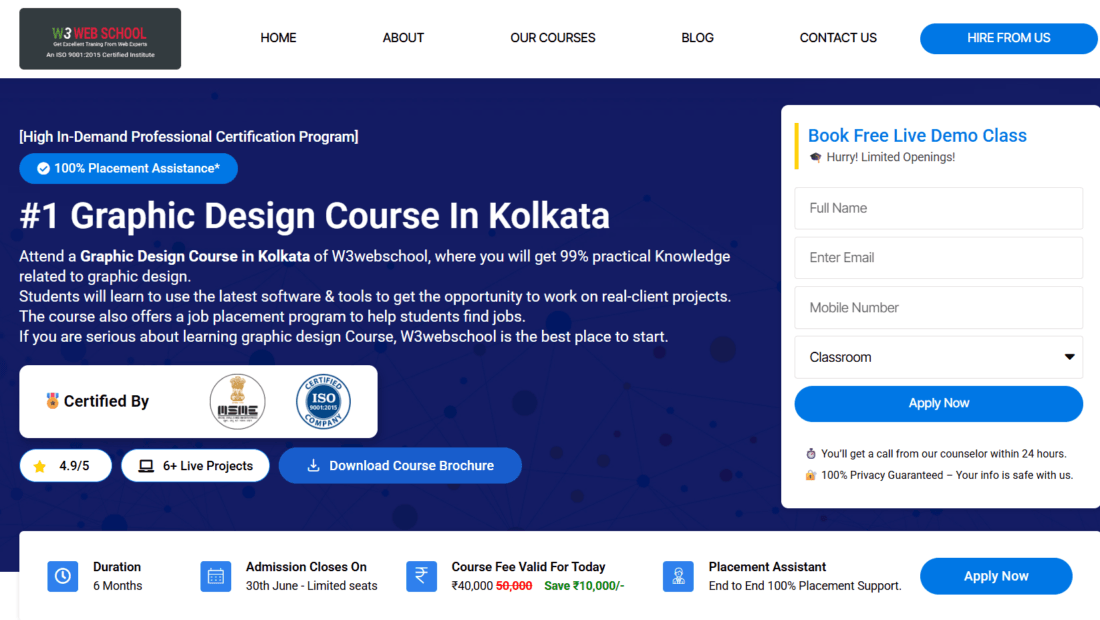 Graphic Design Course W3 Web School
