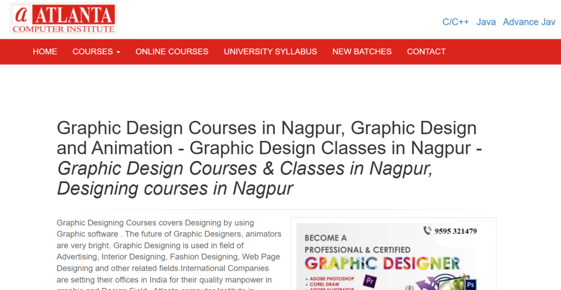 10 Job-Ready Graphic Design Courses In Nagpur 2025 15 Atlanta