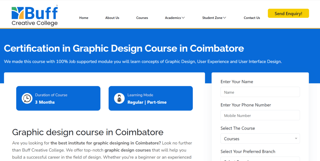 Buff Creative College