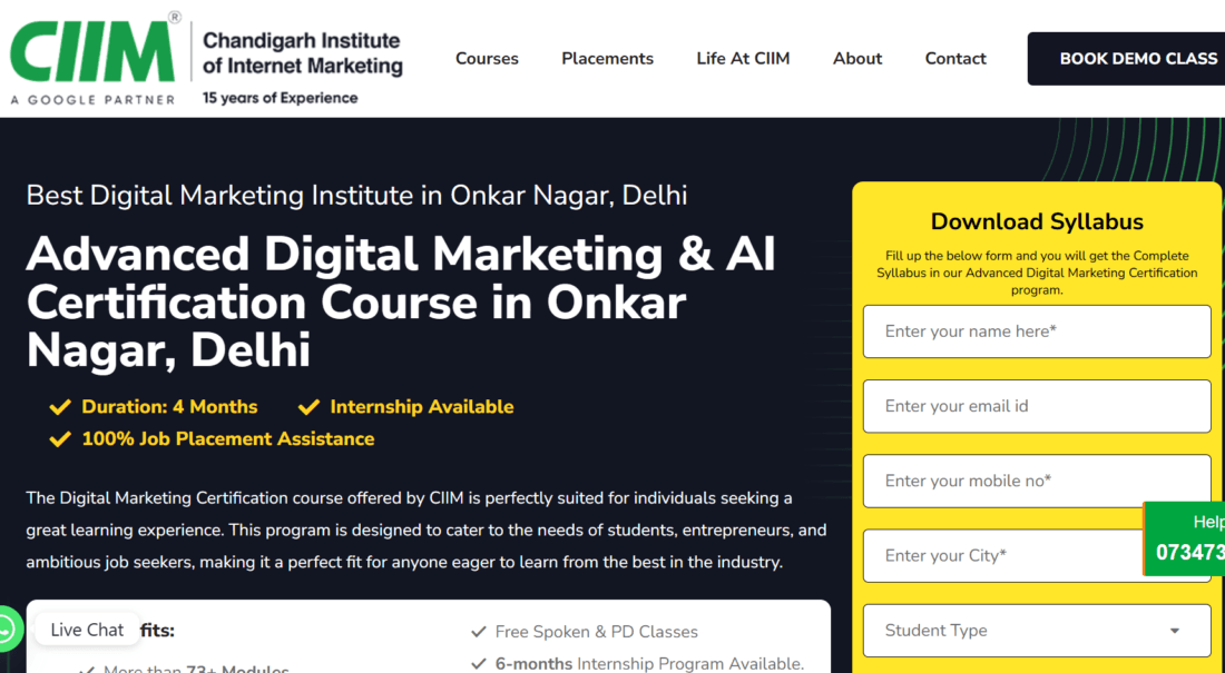 CIIM Uttam Nagar