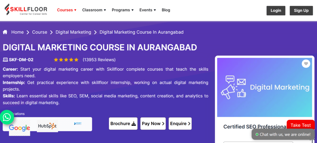 Skillfloor Aurangabad
