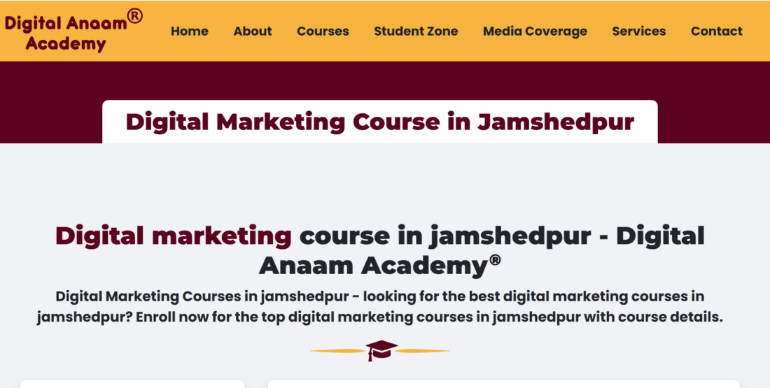 Anaam Academy Jamshedpur