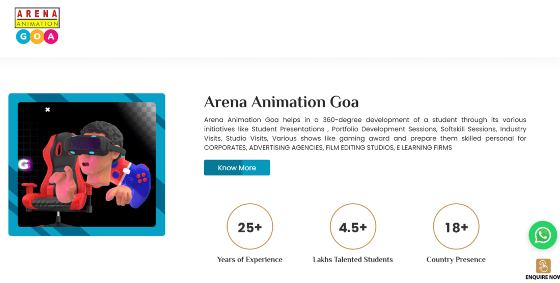 Arena Animation GOA