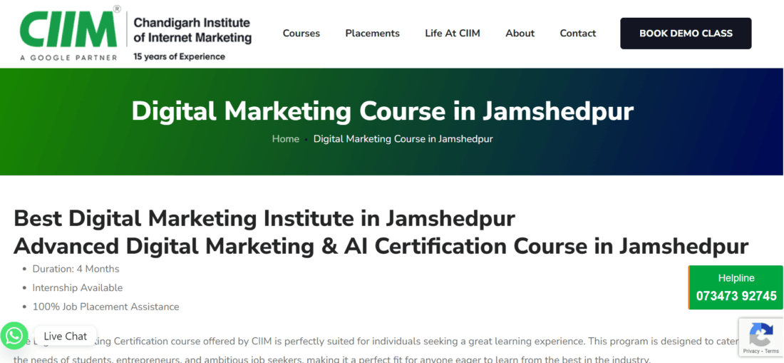 CIIM Jamshedpur