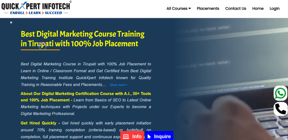 QuickXpert Infortech Tirupati