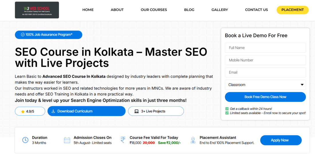 SEO Course in Kolkata