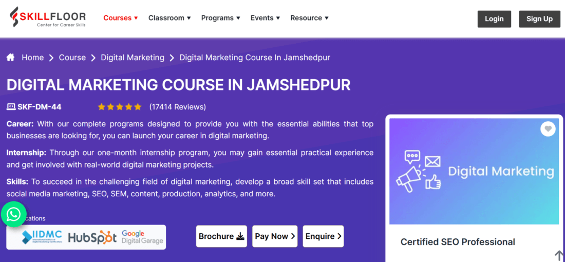 Skillfloor Jamshedpur