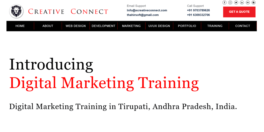 eCreative Connect Tirupati