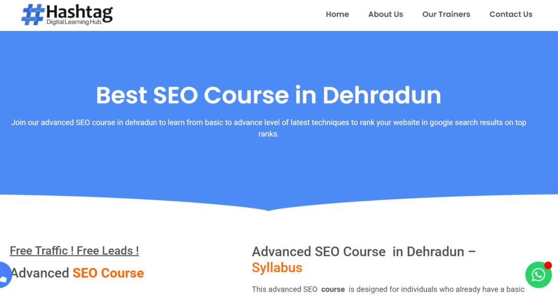 hashtag SEO Dehradun