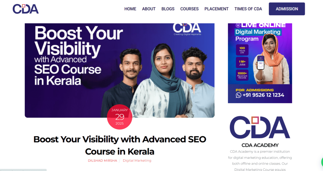 CDA Kerala SEO