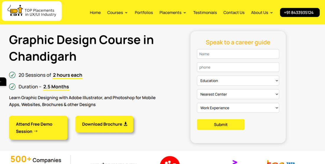 EDIT institute chandigarh GR