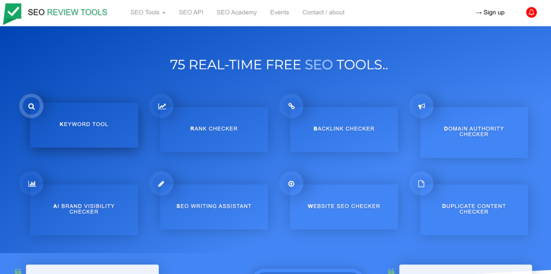 SEO Review tools