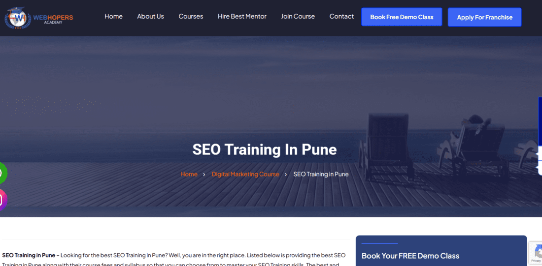 Webhoper Pune SEO