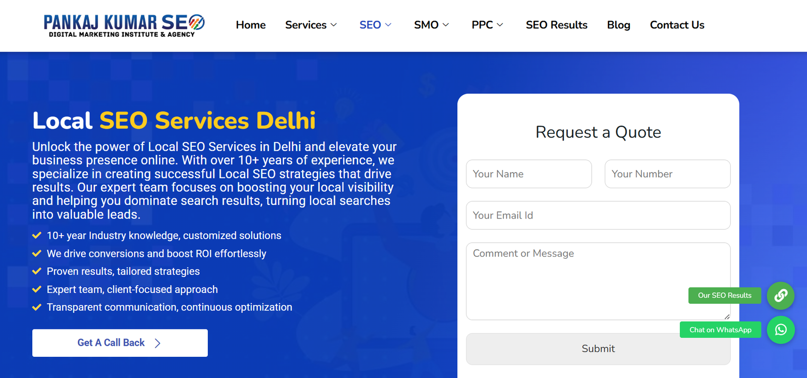 Pankaj Kumar SEO Delhi