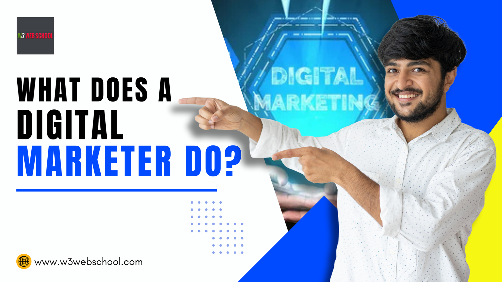 What does a digital marketer do