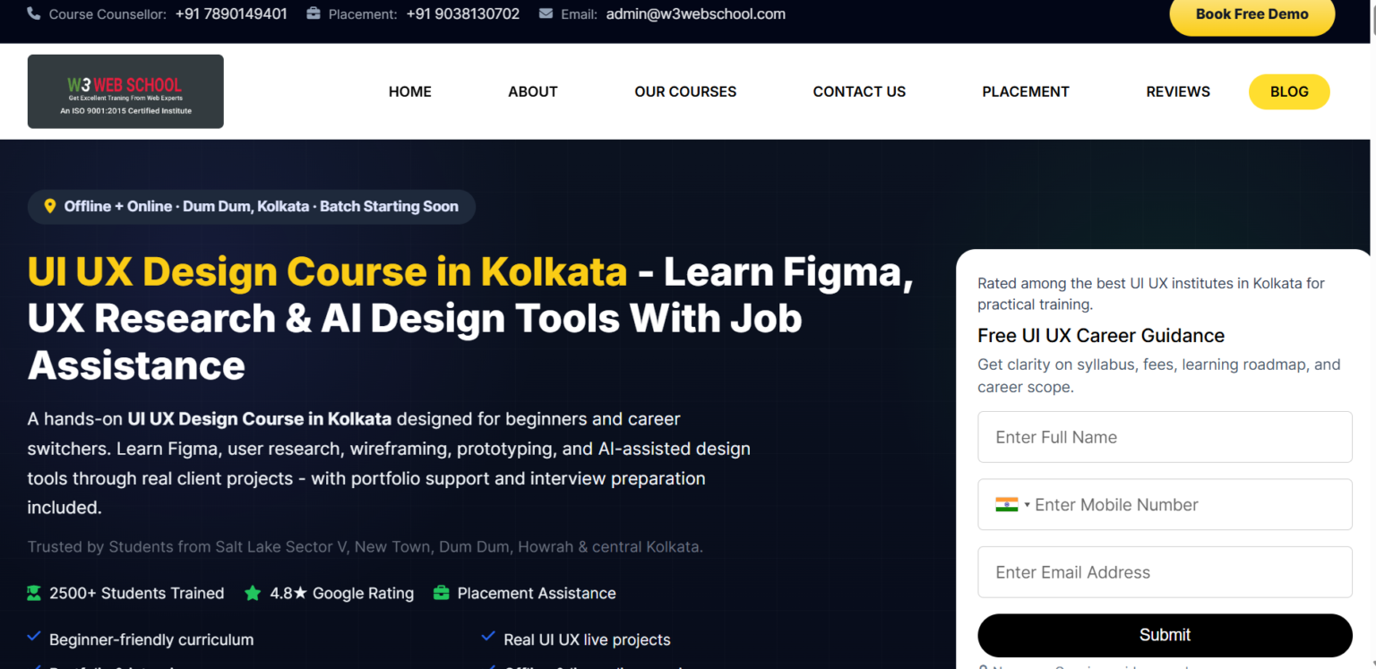 2026’s Top 10 UI UX Design Institutes In Kolkata