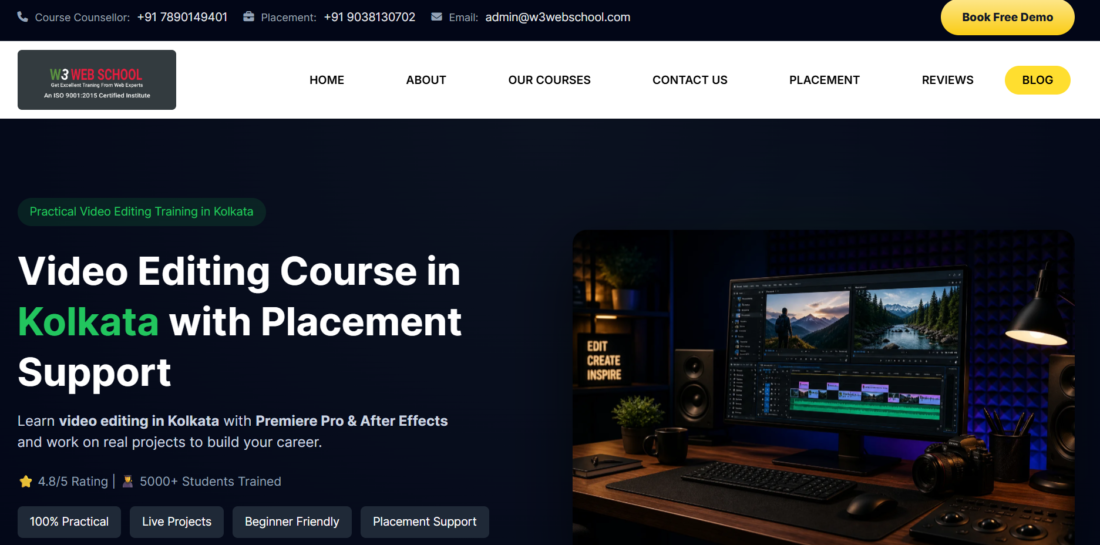 Video Editing Course in Kolkata