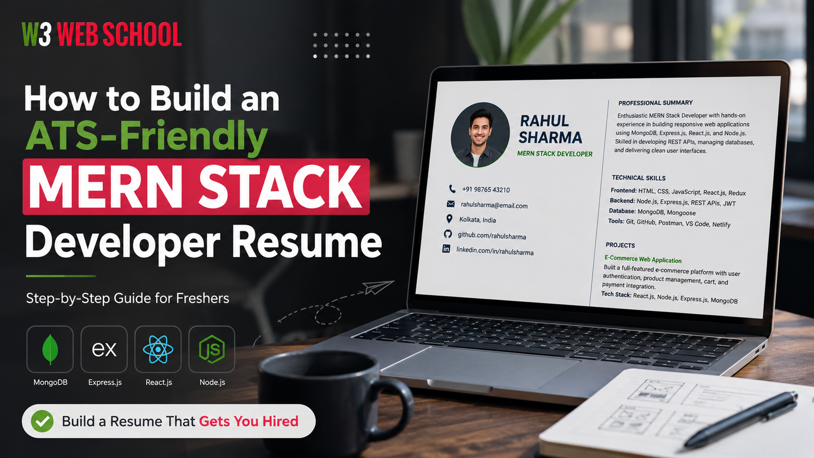 MERN Stack Developer Resume