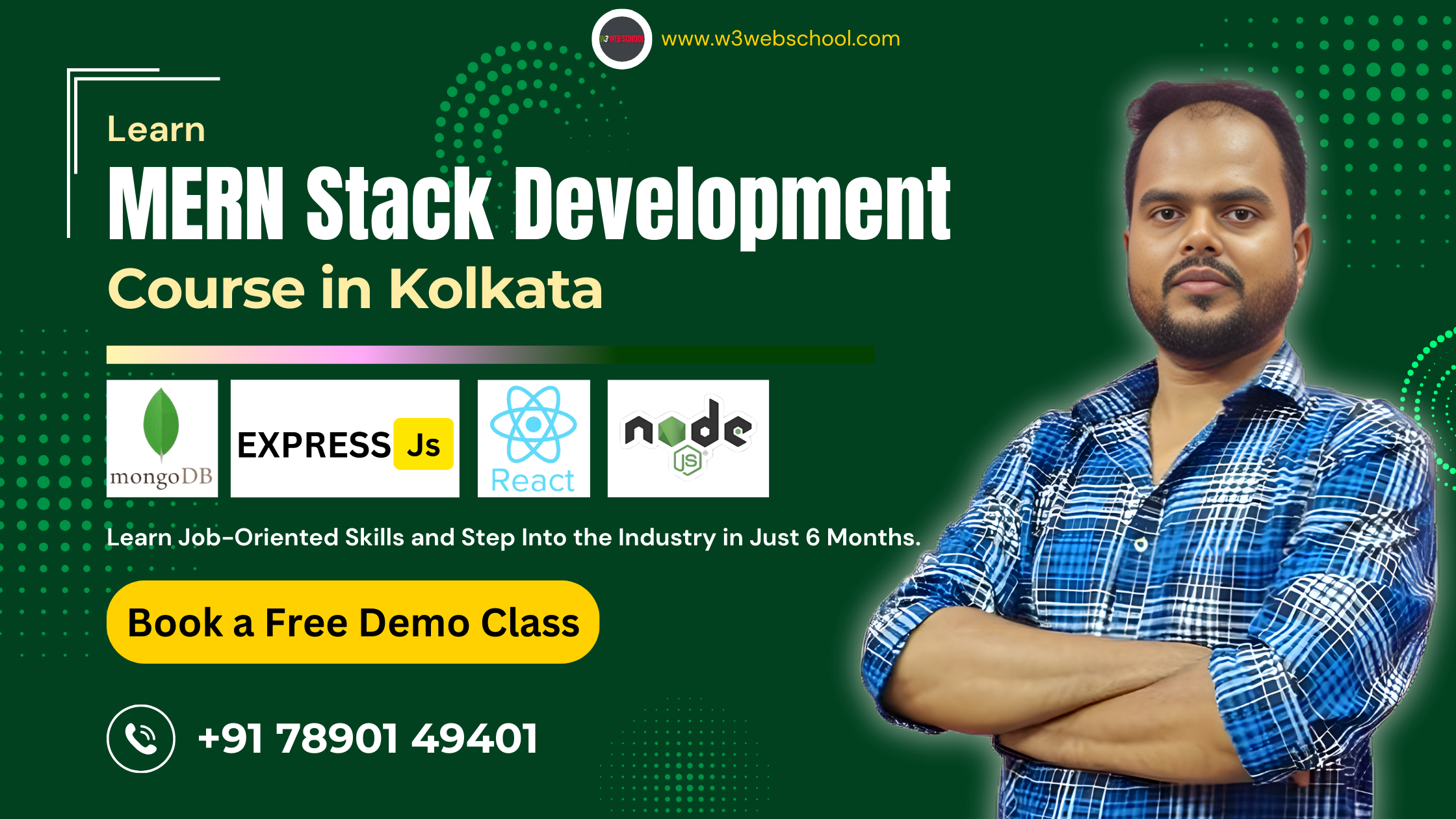 MERN Stack Course in Kolkata - W3 Web School Full Stack Training