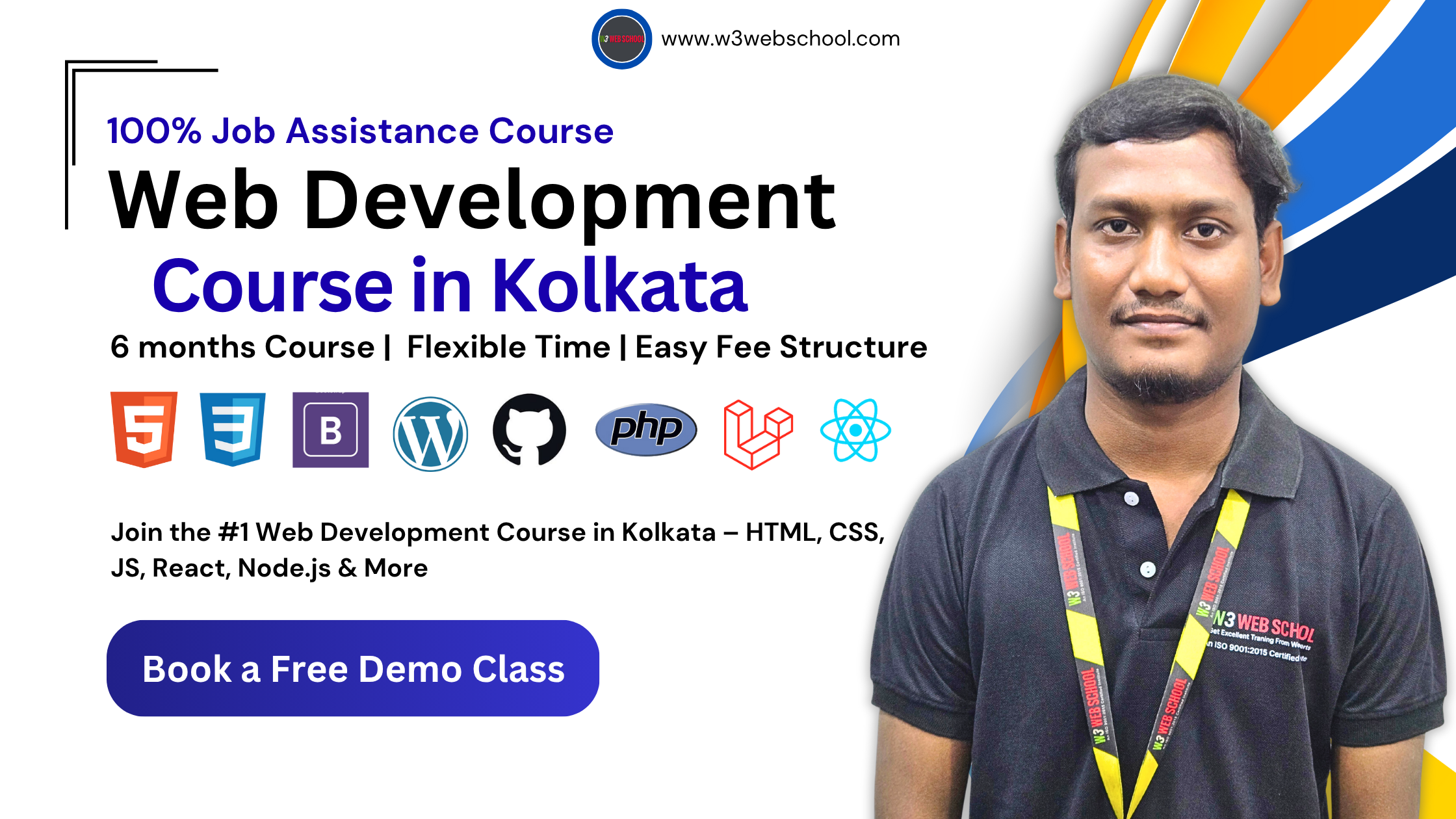 web development course in kolkata banner Why Choose Web Development Course in Kolkata - W3 Web School Banner