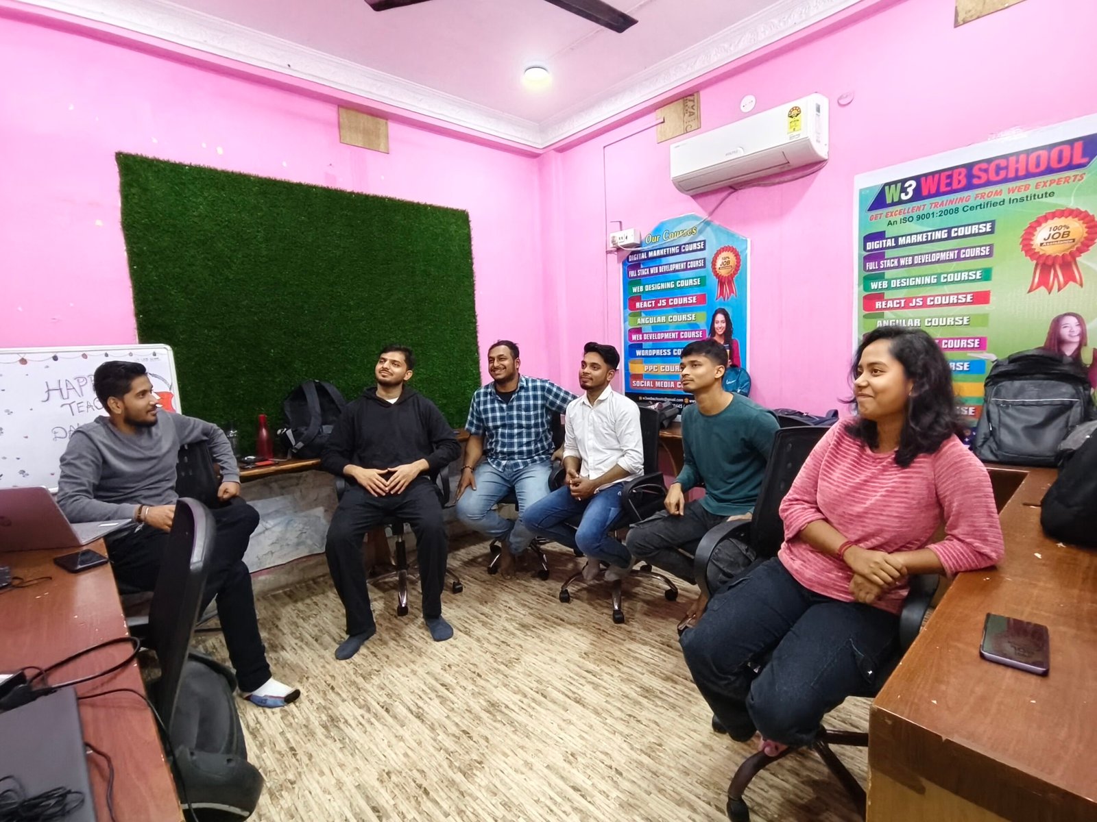 Student career counselling and placement guidance at W3 Web School