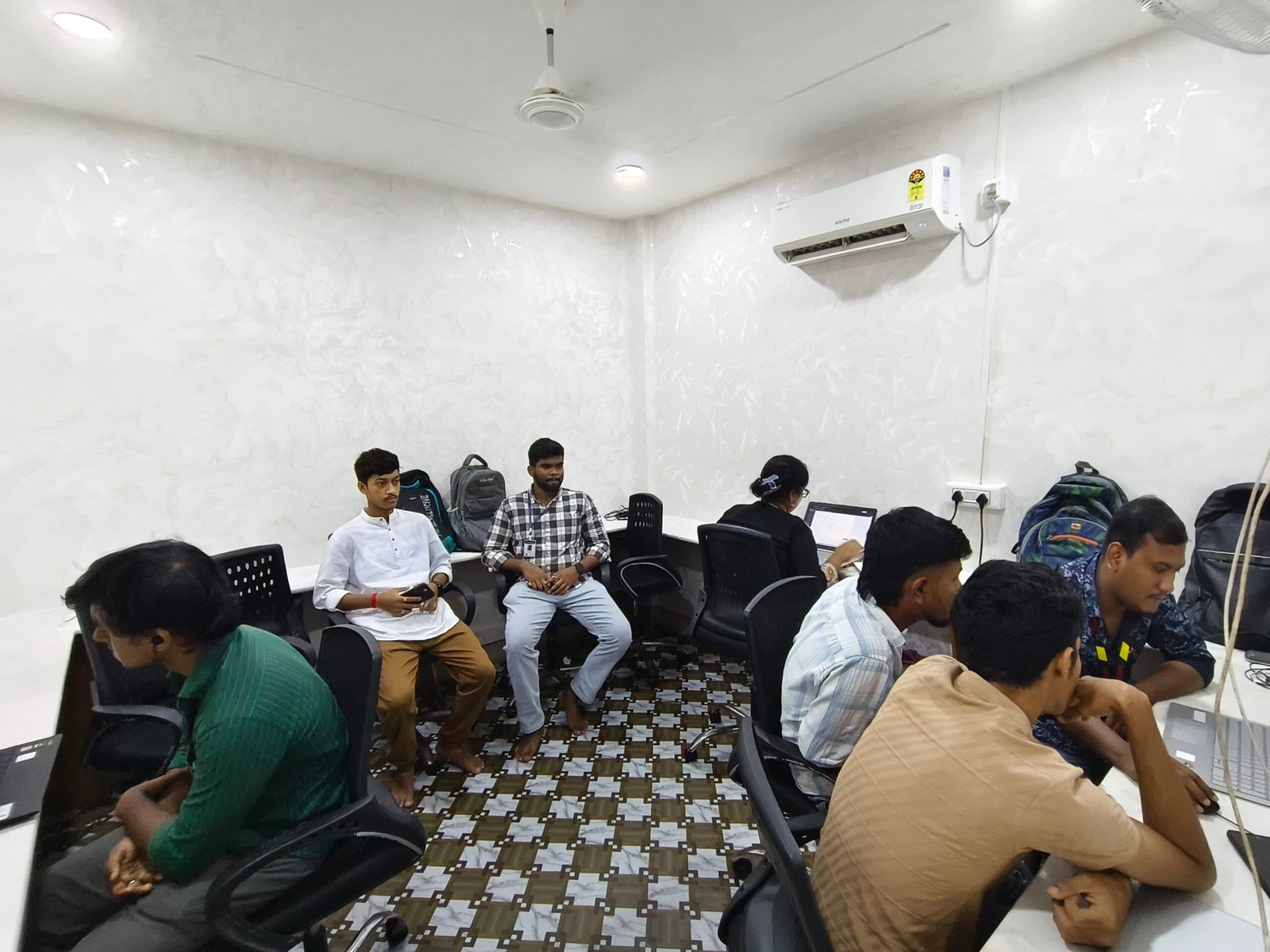 Hands-on coding workshop for IT trainees at W3 Web School