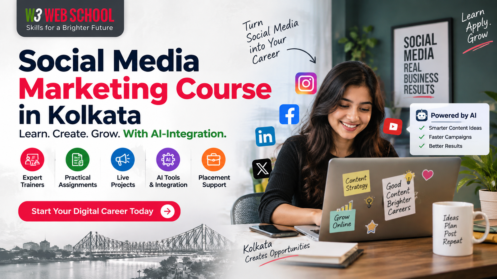 Social Media Marketing Course in Kolkata - W3 Web School