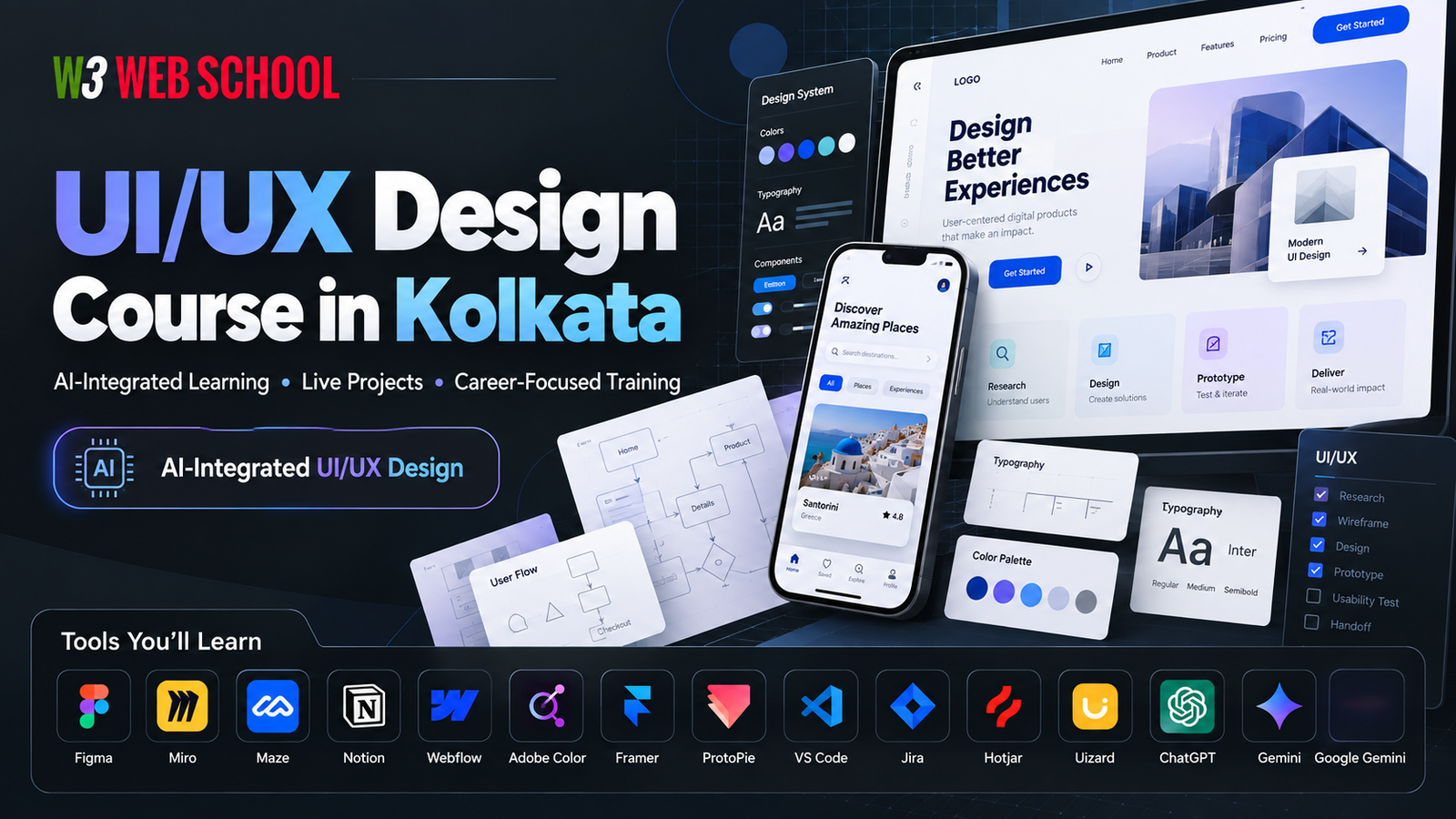 UI/UX Design Course in Kolkata - W3 Web School