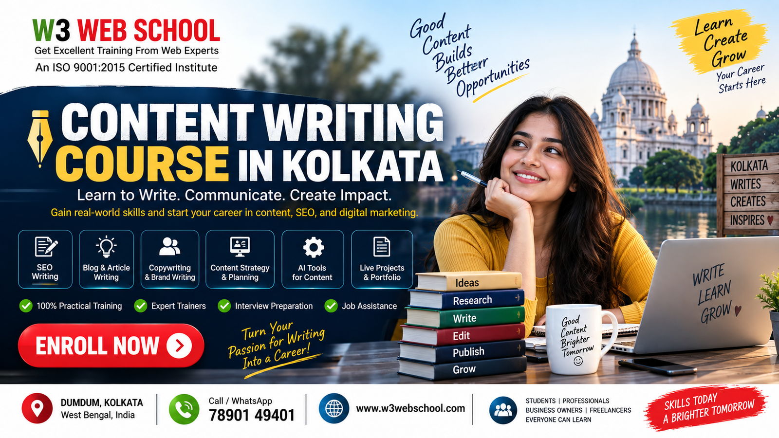 Best Content Writing Course in Kolkata with AI Tools Content Writing Course in Kolkata - W3 Web School