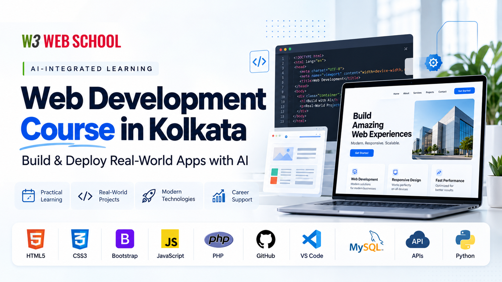 AI-Integrated Web Development Course in Kolkata - W3 Web School