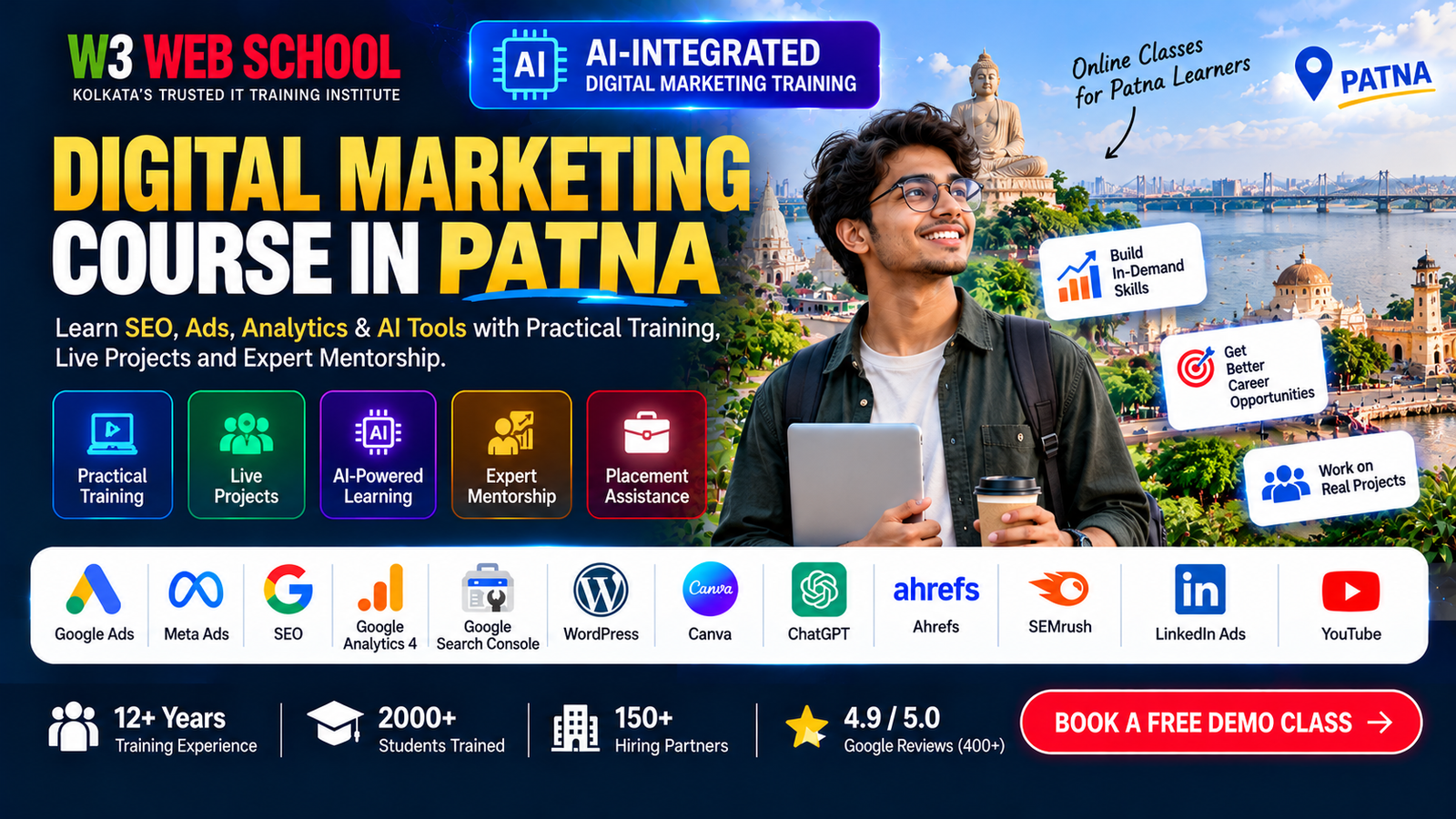 AI-Powered Digital Marketing Course in Patna | W3 Web School AI-Powered Digital Marketing Course in Patna with Practical Training, AI Tools and Live Projects | W3 Web School