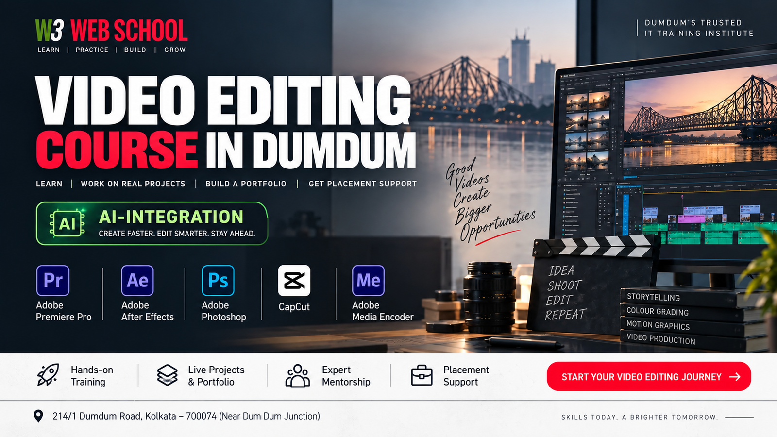 Video Editing Course in Dumdum - W3 Web School