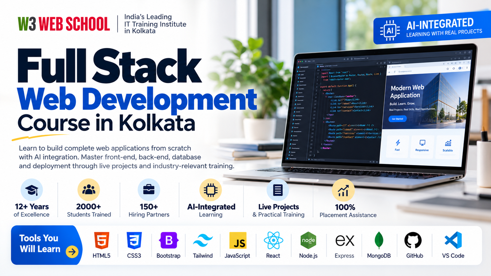Full Stack Web Development Course in Kolkata - W3 Web School