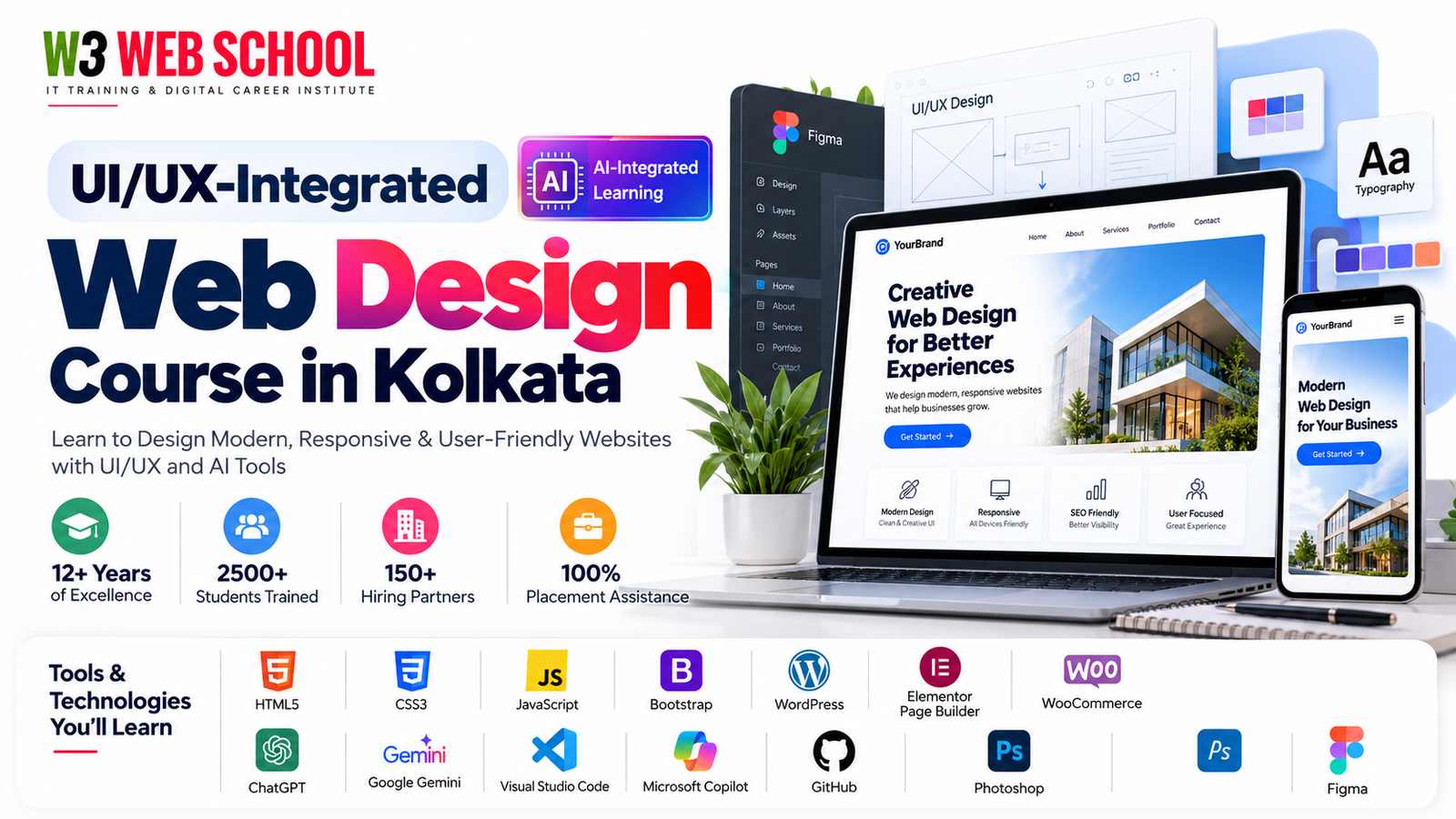 UI/UX-Integrated Web Design Course in Kolkata - W3 Web School